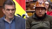 El presidente Paz y el ejecutivo de la COB se reúnen en el Banco Central para abrir el diálogo que pacifique el país