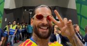 Maluma vivió el debut de Colombia en familia y conquistó las redes con tiernas fotografías