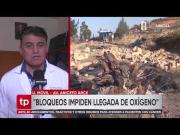 Alertan que el Hospital Materno de Cochabamba se quedará sin oxígeno debido a los bloqueos