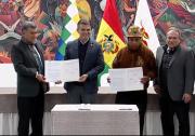 Gobierno firma convenio con Colquiri para fortalecer la minera estatal y atender demandas del sector