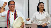Keiko Fujimori se acerca a ganar la elección presidencial en Perú, con 40.000 votos más que Roberto Sánchez