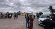 Rechazan bloqueos: Productores y transporte pesado protestan en el ingreso de carga de Viru Viru y exigen que se liberen las vías