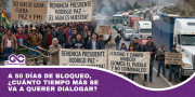 A 50 días de bloqueo, ¿cuánto tiempo más se va a querer dialogar?