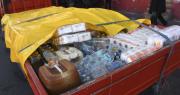 Denuncian intentos de saqueo a la ayuda humanitaria enviada para transportistas atrapados en carreteras