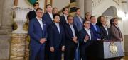 PAZ ANUNCIA UNA COMISIÓN PARA LAS PROVINCIAS DE LA PAZ Y PLANTEA UN ACUERDO NACIONAL