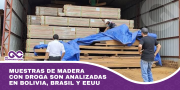 Muestras de madera con droga son analizadas en Bolivia, Brasil y EEUU