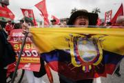 Ecuador: marcha exige revocatoria de Noboa
