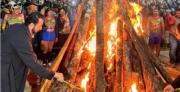 Porongo encendió la tradición de San Juan con una multitudinaria muestra de fe y cultura