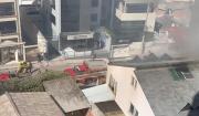 Reportan incendio en una vivienda en San Miguel y bomberos intentan controlar el fuego