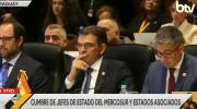 Paz participa en cita del Mercosur y resalta sentirse “muy contento de poner a Bolivia en el mundo y el mundo en Bolivia”