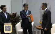 Paz y Noboa se reúnen en Paraguay para fortalecer relaciones de Bolivia y Ecuador