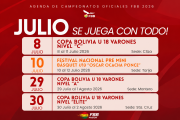 Julio recargado: básquetbol boliviano en todo el país