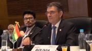 En el Mercosur, Paz pide una alianza regional para defender la democracia