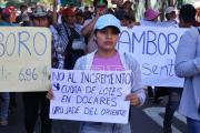 El dólar flexible desata protestas: compradores de terrenos marchan contra el alza de sus cuotas