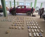 Policía secuestra 100 paquetes de cocaína en la frontera con Chile