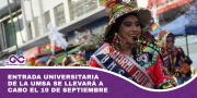 Entrada Universitaria de la UMSA se llevará a cabo el 19 de septiembre