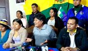 Evo se desliga de los bloqueos y dice “no conozco” a los Ponchos Rojos que aparecieron armados