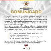 SENAPI audita a SOBODAYCOM tras las denuncias de artistas