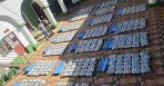 Hallan 5,5 toneladas de droga en bolsas de yute en un minibús que estaba cerca de un retén