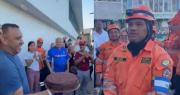 Venezolanos sorprenden a rescatista con una torta para celebrar su cumpleaños