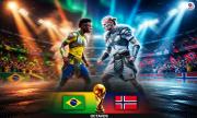 Brasil ante Noruega por los Octavos de Final