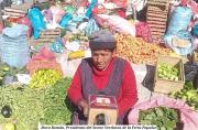 Remataron verduras en la Feria Popular
