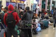 Vacaciones de invierno llenan la Terminal Bimodal, pero el diésel afecta en la salida de buses