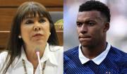 Senadora paraguaya que atacó a Mbappé: “Exijo que me pidas disculpas”