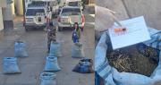 Hallan marihuana en siete bolsas de yute abandonadas en Cochabamba