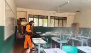 Alcaldía de Santa Cruz inicia la desinfección de 513 unidades educativas durante la vacación de invierno