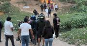 Policía y repartidores ingresan al Cordón Ecológico tras denuncia sobre antisociales metiendo una moto en la zona
