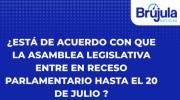 Sondeo refleja un amplio rechazo al receso legislativo de medio año