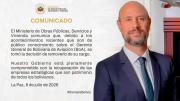 Destituyen a Eduardo Valdivia de la Gerencia General de BoA