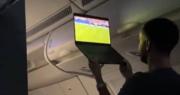 Video: pasajero compró conexión WiFi para ver el Mundial 2026 durante su vuelo