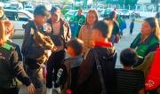 Cuatro niños ayoreos rescatados de una red de mendicidad regresan con sus familias