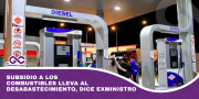 Subsidio a los combustibles lleva al desabastecimiento, dice exministro