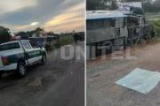 Accidente en carretera: Un bus vuelca en la ruta Cochabamba-Santa Cruz