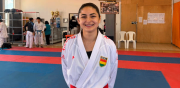 Nueve meses después, Sol Sandoval volvió al tatami y recuperó la sonrisa