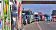 El 60% de los camiones de comercio exterior sigue paralizado por falta de diésel