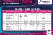 Ocho feminicidios dejaron a 17 niñas y niños en la orfandad en Cochabamba durante 2026