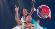 Video: Tini celebra la victoria de Argentina junto a los hijos de Rodrigo de Paul