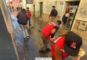 Limpiaron las calles para la peatonalización del “Casco Histórico” de Potosí