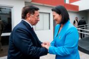 Perú: Keiko Fujimori visita a su antecesor