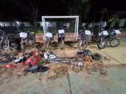 Recupera motocicletas robadasy aprehende a dos sospechosos