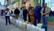Decomisan más de 220 litros de combustibles en Uncía