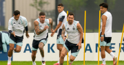 Tormenta retrasó la última práctica de Argentina antes de la final