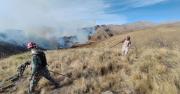 GOBIERNO REPORTA CONTROL DEL INCENDIO EN TARIJA TRAS TRES DÍAS DE COMBATE CONTRA EL FUEGO