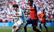 Sin goles al descanso: España domina ante una Argentina que no encuentra su juego