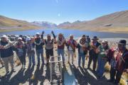 Presidente entrega la presa Taypichaca para garantizar agua en el altiplano paceño