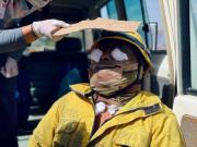 Conjuntivitis y cefaleas, las dolencias que deja el fuego